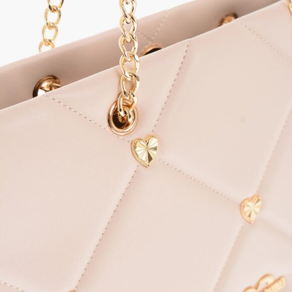 SALE! ✅ Love Moschino Embellished Quilted Heart Tote Shoulder Bag ✨ NWT - Picture 3 of 16